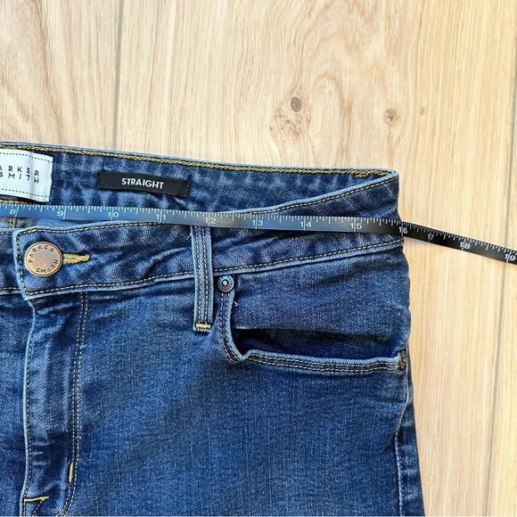 Parker Smith Women’s Straight Leg Jean Mid Rise Sz 32 - Picture 8 of 13